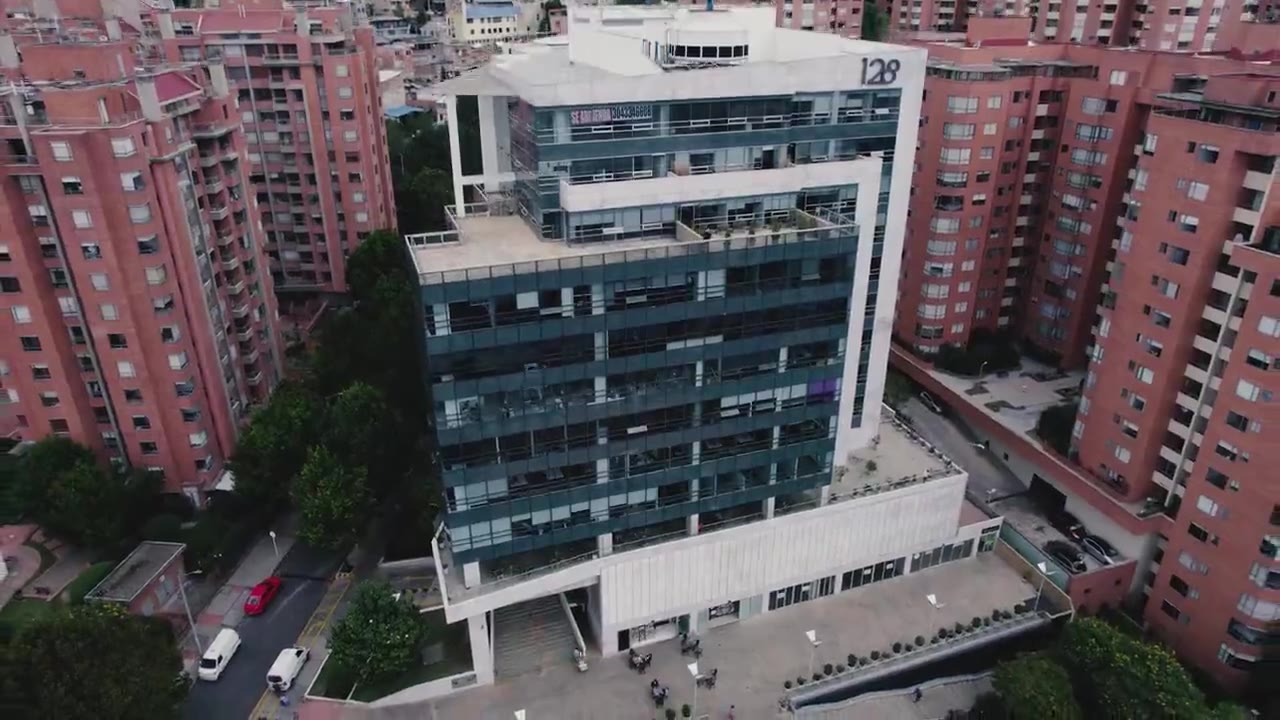 Vista aérea de la clínica VOLUT